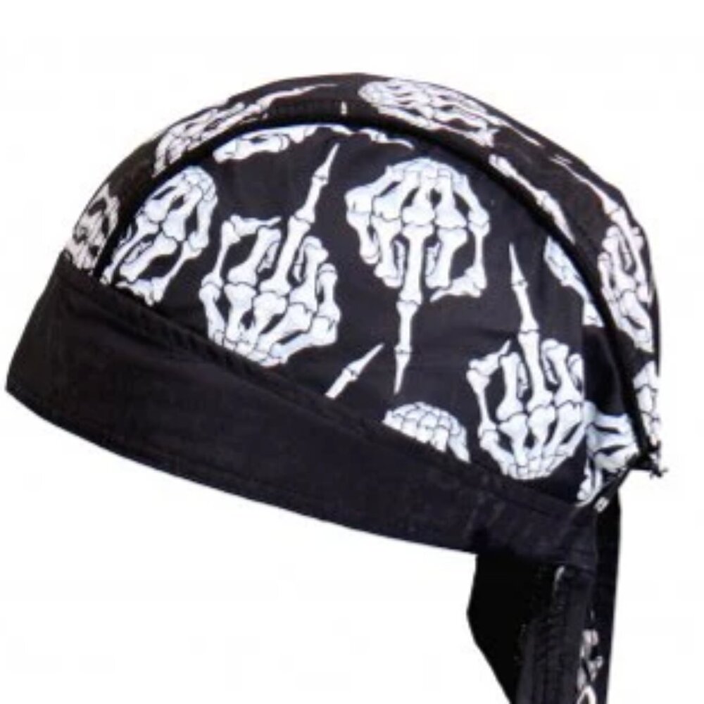 NWT Hot Leathers Head Wrap Middle Finger